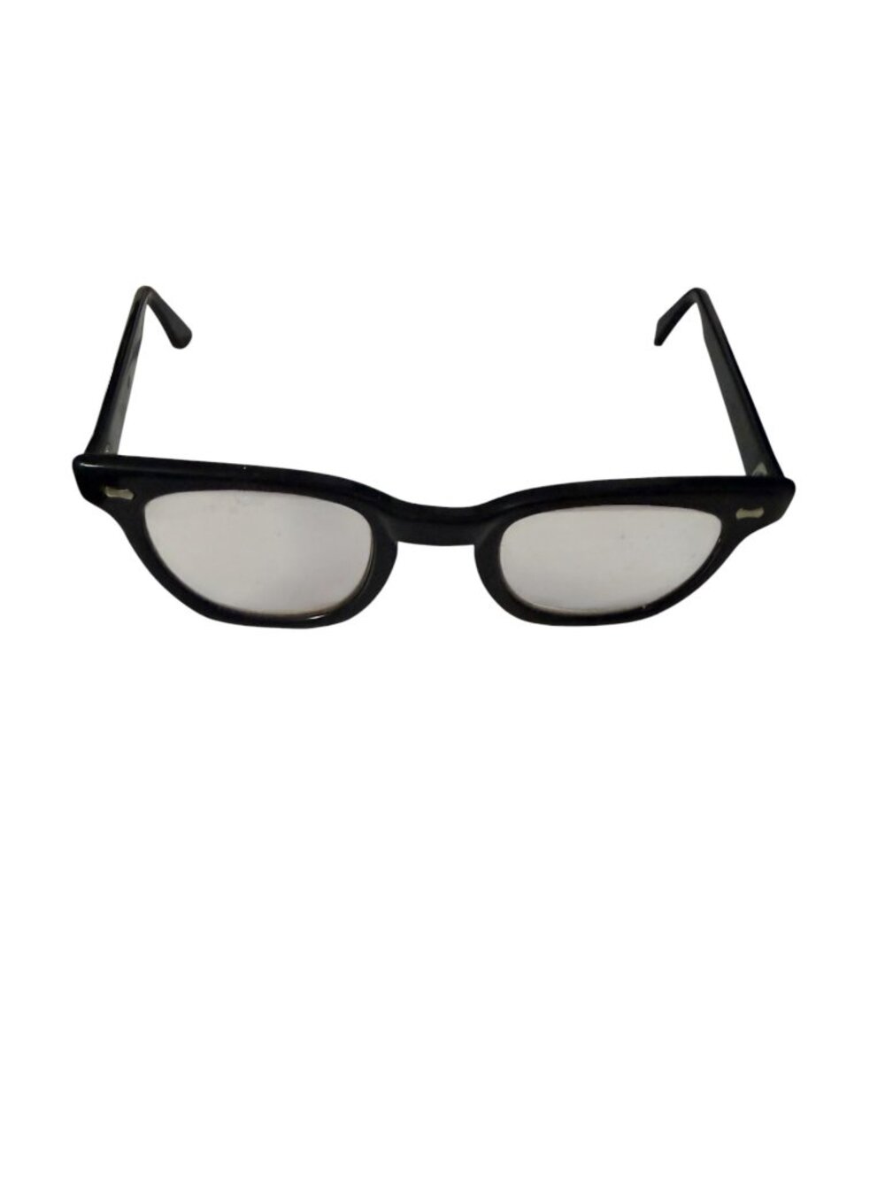 Vintage U.S. Safety Black Safety Eyeglasses Frames 1950s 1960s
